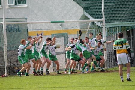 Action from the intermediate championship game between Aodh Ruadh and Buncrana.