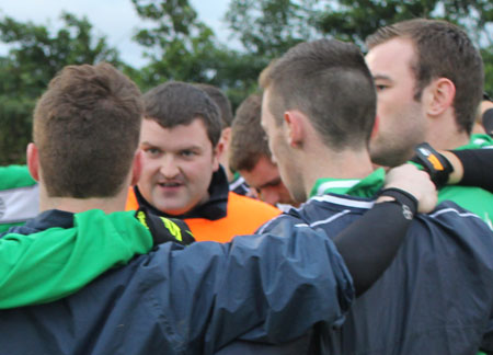 Action from the under 21 B Championship game between Aodh Ruadh and Carndonagh.