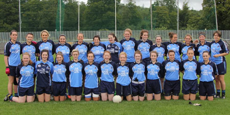 Action from the intermediate ladies final between Aodh Ruadh and Milford.