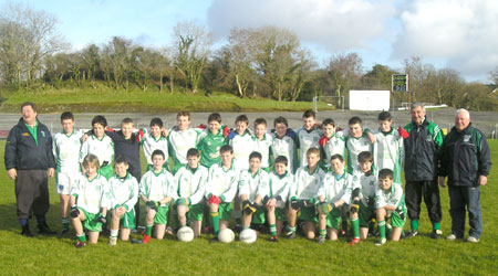 The Aodh Ruadh team which defeated Termon in the under 13 county semi-final.