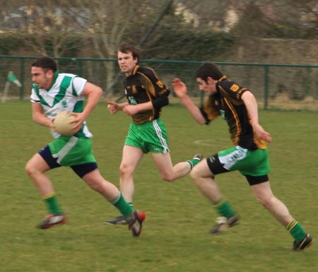 Division 2 action between the Aodh Ruadh v MacCumhaill's reserves.