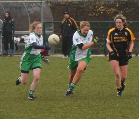 Aodh Ruadh ladies in action against Malin.