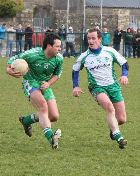 Division 2 action between the Aodh Ruadh v MacCumhaill's.