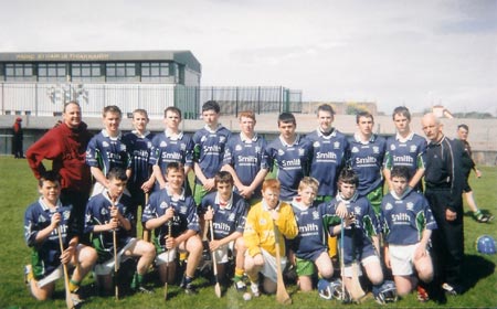The Ballinamore team, captained by Morgan Quinn, who were runners up in the Seamus Grimes U16 hurling tournament.
