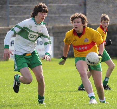 Action from the 2011 Bakery Cup final.