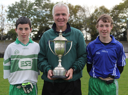 Action from the Bakery Cup final.