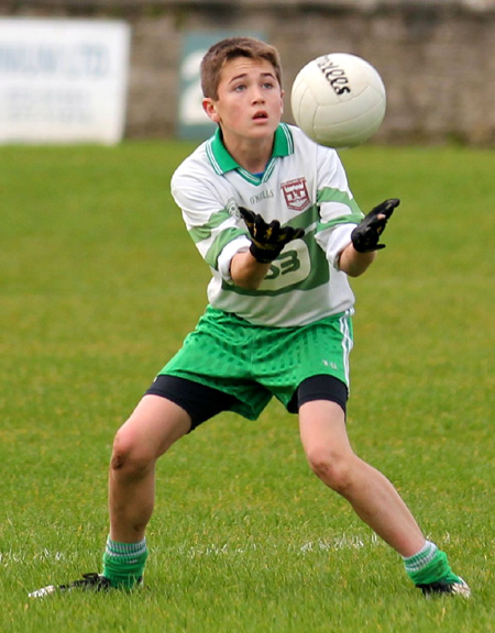 Action from the Bakery Cup final.