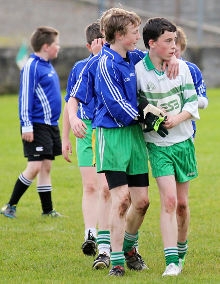 Action from the Bakery Cup final.