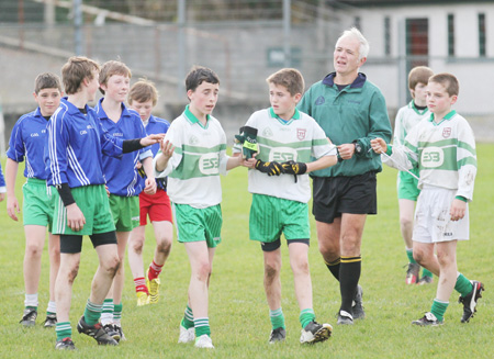 Action from the Bakery Cup final.