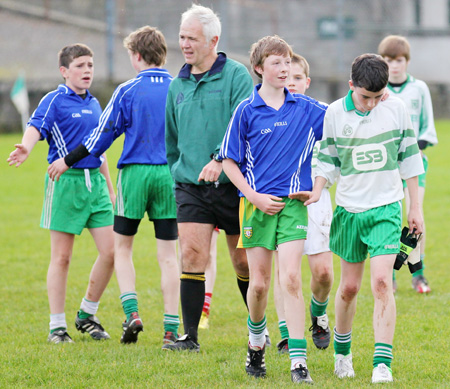 Action from the Bakery Cup final.