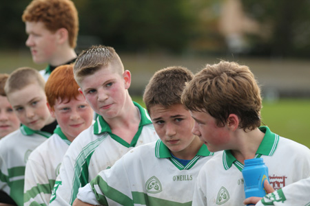 Action from the Bakery Cup final.