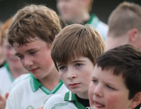 Action from the Bakery Cup final.