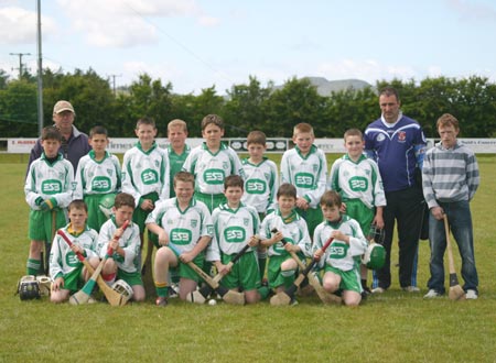 Under 12s who took part in the blitz in Cardonagh along with manager Peter Horan and mentors Billy Finn and John Rooney.