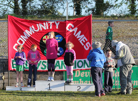 Action from the 2012 community games in Father Tierney Park.