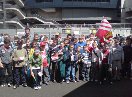 Aodh Ruadh underage hurlers enjoyed a great trip to Croke Park on Sunday, 29th July, to watch the All-Ireland hurling quarter finals. The boys were treated to two very exciting games with Limerick beating Clare and Waterford drawing with Cork. Thirty players traveled and they even got their photograph taken on the hallowed turf after the action had finished.