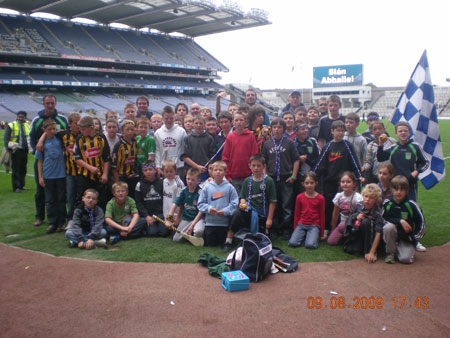 On the hallowed turf of Croke Park.