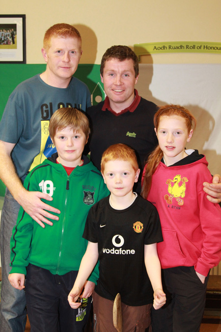 Scenes from the visit of Galway star to Damien Hayes to Aodh Ruadh.