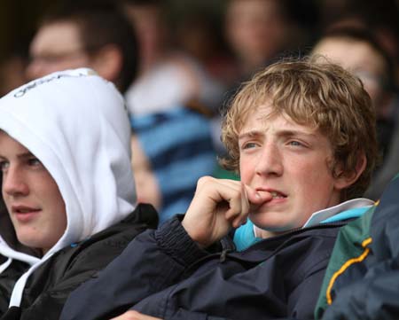 Ballyshannon fans at the championship opener against Antrim.