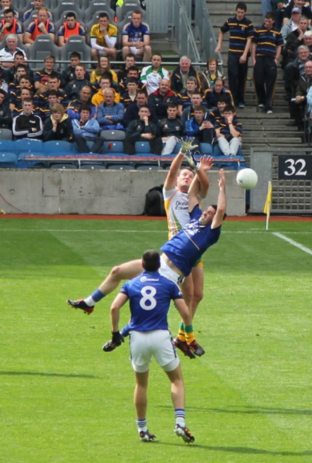 Action from the All-Ireland Senior Football Championship quarter-final between Donegal and Kerry.