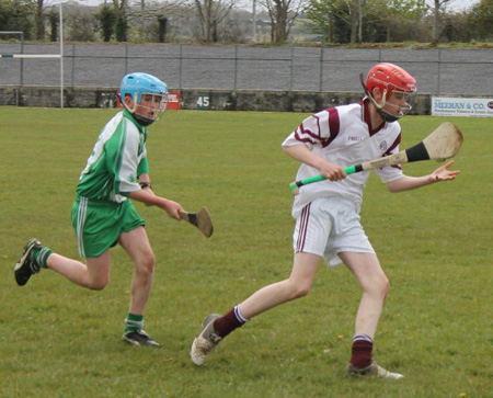 Action from the Donegal Féile finals staged in Ballyshannon.