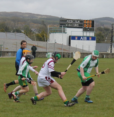 Action from the Donegal Féile finals staged in Ballyshannon.