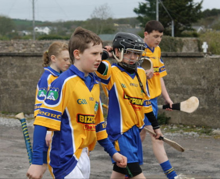 Action from the Donegal Féile finals staged in Ballyshannon.