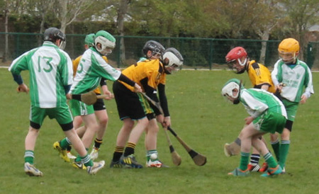 Action from the Donegal Féile finals staged in Ballyshannon.