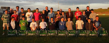 Feile hurlers get a fine send off.