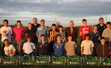 Feile hurlers get a fine send off.