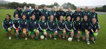 The Aodh Ruadh team which contested the Ladies Intermediate Final.