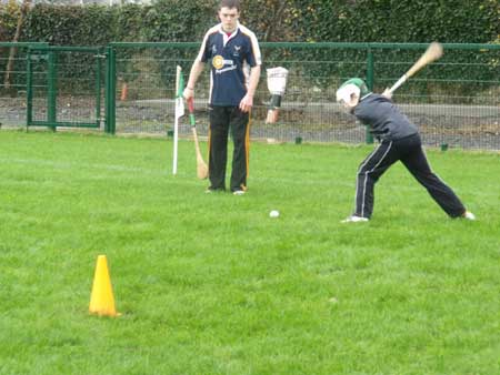 Joe Maher keeping a watching brief on Aodh Ruadh under 10s.