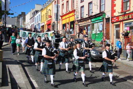 Action from the official opening of Pirc Aoidh Ruaidh.