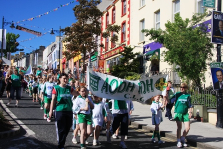 Action from the official opening of Pirc Aoidh Ruaidh.