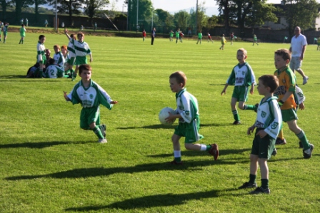 Action from the official opening of Pirc Aoidh Ruaidh.