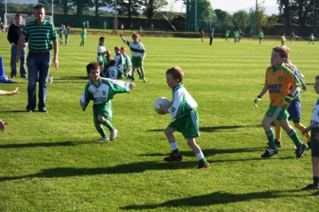 Action from the official opening of P�irc Aoidh Ruaidh.