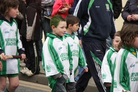 Aodh Ruadh in the Ballyshannon Saint Patrick's parade.