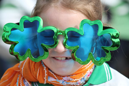 Aodh Ruadh take part in the 2012 Saint Patrick's Day parade.