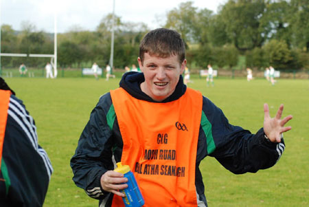 Mentor Anthony Donagher celebrates at the final whistle.