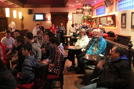 Pictures from the under 16 medal presentations in Dicey Reilly's.