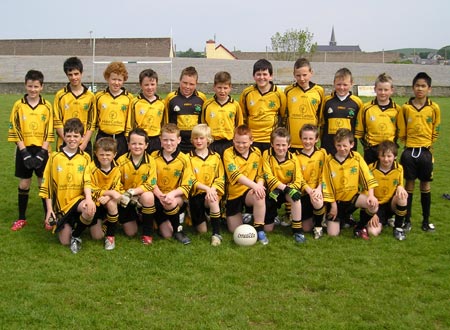The Erne Gaels team from Belleek, County Fermanagh which contested the final of the Willie Rogers Under 12 tournament in Ballyshannon last Saturday.